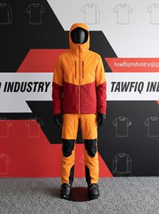 Vêtements d'extérieur pour hommes, grande taille, combinaison de ski imperméable respirante de haute qualité avec isolation en polaire, fermeture éclair -Tex, design personnalisé - Product Image 2