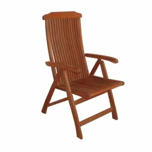 Classic Acacia Wood Dining Chair With Oil Finish Custom Restaurant Furniture Outdoor Use Factory Direct Sales