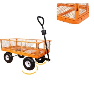 Carretilla de Jardín Reforzada OEM/ODM con Mecanismo de Descarga Patentado para Transportar Leña, Tierra y Abono - GARPYC000 - Product Image 5