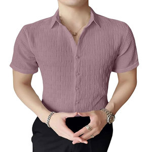 Nouveaux T-shirts noirs décontractés à manches longues col polo en coton respirant disponible en plusieurs tailles en vente en vrac - Product Image 2