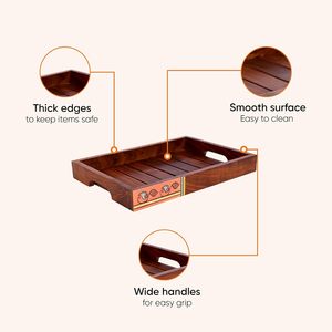 Highly Remarkable Rectangular Platter Serving Tray Exclusive Style Decorative for Home and Restaurant Use Available At <b>Low</b> Price - Product Image 3