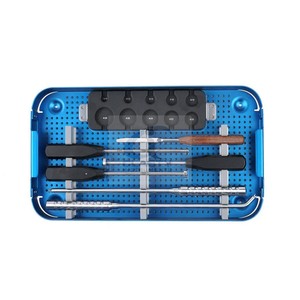 Kit d'instruments orthopédiques CLASTY en acier inoxydable pour plaques traumatiques et fixation osseuse – Équipement médical manuel - Product Image 5