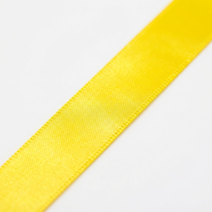 Cinta de Satén de una Cara Amarillo Brillante de 25mm, 5 Rollos x 8 Metros, para Decoración de Graduaciones, Baby Showers, Exhibiciones en Tiendas, Venta al por Mayor - Product Image 3