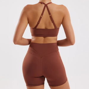 Athletic Clothing Ladies Gym Fitness Sports Workout <b>Yoga</b> <b>Sets</b> Clothes Suit Activewear Seamless Women Active Wear 2 Piece <b>Set</b> - Product Image 4