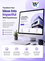 Service de développement de sites web personnalisés, conception web moderne et responsive pour entreprises, pages de départ e-commerce, croissance en ligne