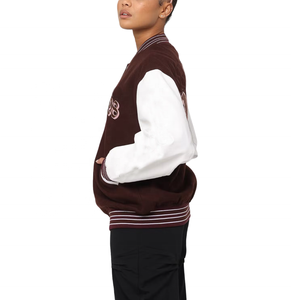 Vente en gros de veste de baseball universitaire rétro américaine pour hommes avec logo brodé veste pour femmes - Product Image 6