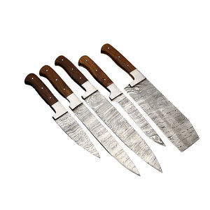 Best Selling in Stock Handmade 67-Layer Damascus Steel Chef <b>Knives</b> <b>Set</b> Pakistan Made Heavy Duty Wood Handles Right-Handed - Product Image 1