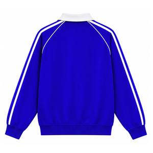 Sweat-shirt de rugby universitaire pour femmes Zeta Phi Beta, col polo, manches longues, broderie, pull décontracté, pull universitaire - Product Image 4