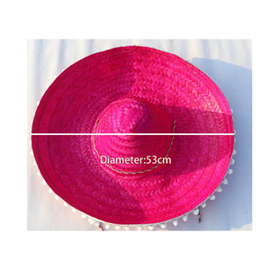 Eco Friendly Mexican <b>Straw</b> <b>Hat</b> Bulk Wholesale Handmade Sombrero Vietnam Supplier - Product Image 4