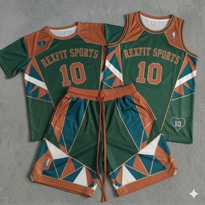 REXFIT SPORTS Fournisseur d'uniformes de football personnalisés pour la salle de sport, vêtements de sport, ensemble maillot sans manches et short, vêtements d'entraînement athlétique - Product Image 4