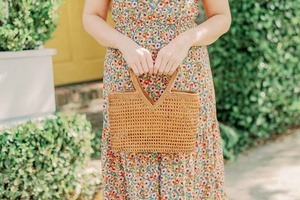 OEM/ODM Support Service Hot Product Price Low High Quality Material Shoulder <b>Bag</b> Rattan Box <b>Bag</b> Made in Vietnam Nhatminh - Product Image 2