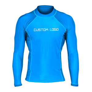 <b>Men</b> Full Sleeve Rash Guard Custom Logo Sublimation Printed Quick Dry Spandex <b>Swim</b> Surf Shirt Adult UPF50+ 140g - Product Image 5