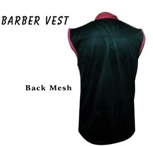 เสื้อเชิ้ตคอวีแขนกุดสำหรับผู้ชายสำหรับร้านเสริมสวย - Product Image 2