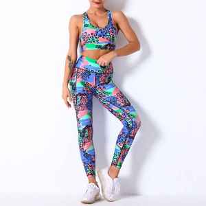 Yoga Set For Women Fitness Clothing Seamless Sports Bra And Leggings Activewear For Gym Workout Pilates Meditation Running - Product Image 5