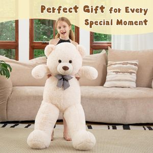 Orsacchiotto Gigante Bianco di 4 Piedi (47 Pollici), Classico Peluche Imbottito, Regalo di Compleanno per Fidanzata o Fidanzato - Product Image 2