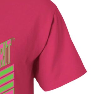 เสื้อยืดคอกลมปักลายสำหรับผู้หญิง สีชมพู เขียว ดำ แดง ขาว เทา แขนสั้น ลายเชฟรอน ดีไซน์ลำลอง แฟชั่นทันสมัยสำหรับสุภาพสตรี - Product Image 2