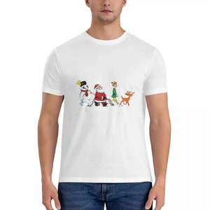 Camiseta navideña extragrande de alta calidad para hombre, camisetas navideñas divertidas informales, camiseta navideña de manga corta de verano, nuevo estilo. - Product Image 6