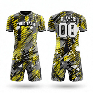 Ensembles de maillots de football par sublimation, très demandés, séchage rapide, kits de football personnalisés pour hommes et jeunes, tenue d'entraînement respirante, ensemble uniforme - Product Image 5