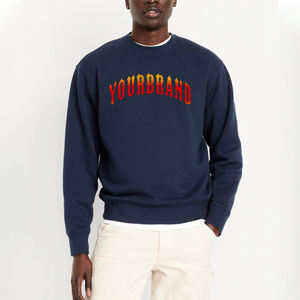 เสื้อสเวตเชิ้ตผู้ชาย Yourbrand ทรงปกติ สีดำล้วน ผ้าเฟรนช์เทอร์รี่ ระบายอากาศได้ดี คอกลม แขนยาว 100% - Product Image 6
