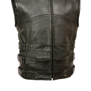 Nouvel arrivage : Gilet en cuir véritable pour la vente en ligne – Le meilleur gilet d'hiver en cuir de haute qualité pour l'extérieur, tendance et élégant. - Product Image 5