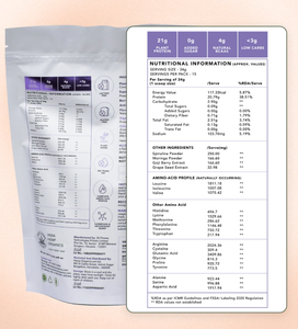 Poudre de protéines de chanvre biologique HP Valia - Saveur chocolat-noisette 500g Vente en gros Exportation d'Inde (Uttarakhand) Naturel et brut - Product Image 2