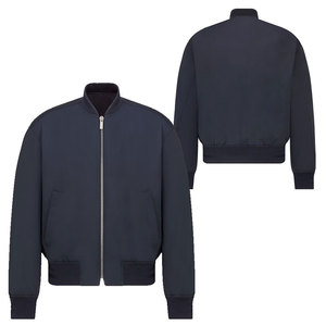 Veste pour homme personnalisée OEM, broderie, nylon, veste bomber personnalisée pour homme, design 2024, veste pour garçons, streetwear - Product Image 6