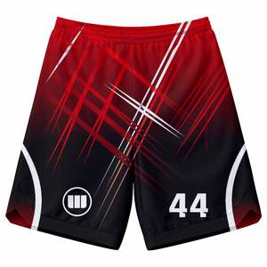 Último Modelo de Uniforme de Baloncesto Personalizado, Camiseta y Pantalones Cortos Sublimados de Poliéster, Uniforme de Baloncesto Masculino con Logotipo - Product Image 3