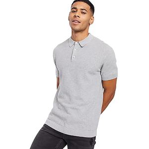 Estilo Formal de Golf para Hombre Camiseta Polo Logotipo Personalizado Bordado Color Sólido Manga Corta Nueva Promoción Venta al por mayor de Punto - Product Image 1