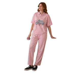 Ensemble de plage pour femmes, vêtements d'été confortables et doux, ensemble coordonné de luxe à séchage rapide à manches courtes - Product Image 1