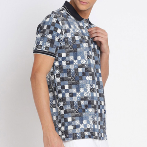 Chemise décontractée slim fit pour homme, tricotée, écologique, avec poche, imprimée par transfert thermique, anti-plis, designs personnalisés OEM professionnels - Product Image 4