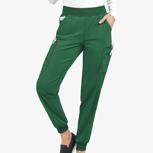 Ventes en gros de pantalons de travail médicaux unisexes, écologiques, 100% coton, multi-poches, pour salons de beauté, uniformes d'hôpital, personnalisables - Product Image 4