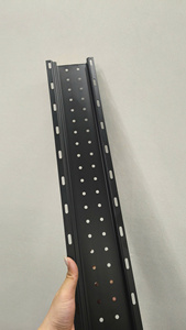 35" <b>Hook</b> Rail Heavy Duty Garage Wall Mount Storage System Steel Pegboard Organizer for <b>Tools</b> Workshop Slatwall Rack GAPGAR002 - Product Image 6