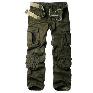 Pantalones Jogger Cargo de Lona Ligeros y Transpirables para Hombre, Diseño Personalizado 2026, Lavado Ácido, Estampados, con Bolsillos Laterales, para Entrenamiento - Product Image 2