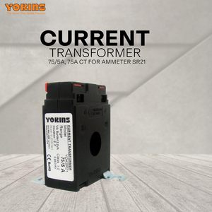 Transformador de Corriente 75/5A, CT de 75A para Amperímetro con Encapsulado de Policarbonato y Diseño Rectangular Compacto - Product Image 5
