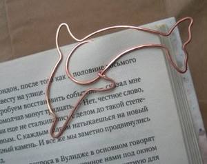 Marcapáginas de cobre de diseño, atractivo marcador de página de metal para amantes de la lectura y entusiastas de la literatura - Product Image 1