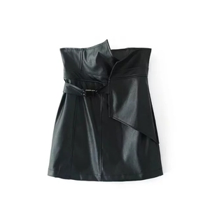 Wholesale Custom Logo <b>Women</b> Leather Skirt Shorts OEM Service Breathable Leather Shorts Casual Fit Leather Skirt Shorts <b>For</b> <b>Women</b> - Product Image 1