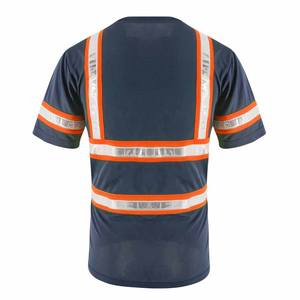 เสื้อยืดสะท้อนแสงสำหรับทำงาน คุณภาพสูง ผลิตตามสั่ง ระบายอากาศได้ดี มีกระเป๋า - Product Image 5