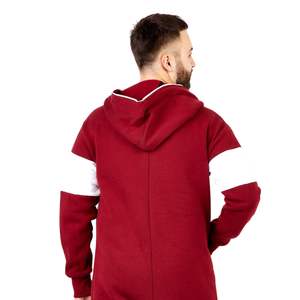 Pijama de Forro Polar Personalizado de Fábrica, Transpirable, de Manga Larga, con Capucha, para Adultos, Ropa de Dormir Tipo Mono para Hombre, Combinable en Familia, con Bolsillos - Product Image 4