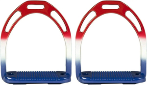 Paire d'étriers en aluminium avec construction solide, support antidérapant pour les pieds et protection de la cheville pour une équitation sûre - Product Image 5