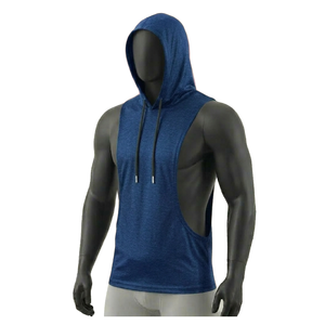 Wholesale 100% Cotton Rib Tank Top Casual <b>Singlet</b> with Pocket Breathable Knitted Technique - Product Image 4