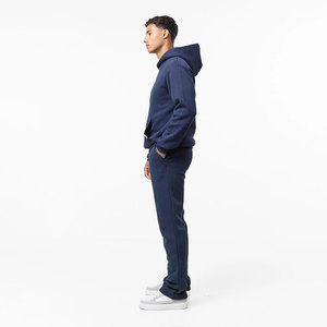 คอลเลคชั่นล่าสุด ชุดลำลองแบบ unisex เสื้อฮู้ดแบบสวมหัว กางเกงจ็อกเกอร์เข้าชุด ผ้าเนื้อนุ่มสบาย ดีไซน์และสีสันปรับแต่งได้ - Product Image 5
