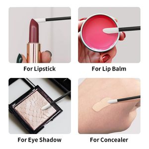 50 Aplicadores Desechables de Terciopelo para Delineador de Labios, Varitas para Lápiz Labial y Brillo Labial, Brochas de Maquillaje para Uso Estético - Product Image 2