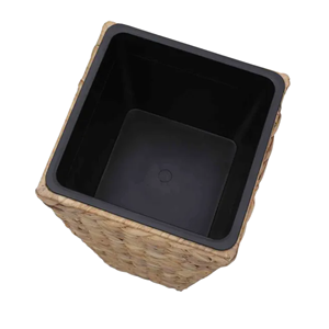 Tall Water Hyacinth <b>Tree</b> Planter with Plastic Insert, Boho Chic Garden <b>Pot</b> Home Decor, High Quality Vietnam Handicraft Wholesale - Product Image 4