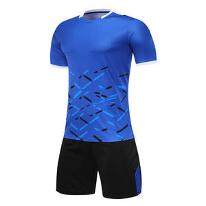 Ensemble de maillot de rugby rouge unisexe, col en V blanc, manches courtes, respirant, en polyester, uniforme pour adultes, toutes saisons, logo sur le devant - Product Image 6