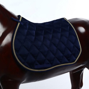 Tapis de selle de haute qualité pour chevaux, couverture de selle d'équitation personnalisable en coton, équipement équin - Product Image 3
