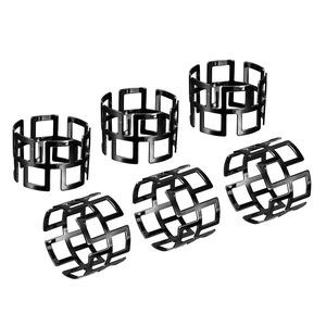 Premium Quality Metal Napkin Ring Square Mold <b>Crafts</b> 4 Pieces Solid <b>Wire</b> Napkin Holder best Price - Product Image 3