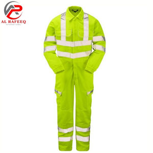 Dernière conception de vêtements de travail haute visibilité pour hommes, combinaisons de travail réfléchissantes, coupe ajustée 2026 - Product Image 2