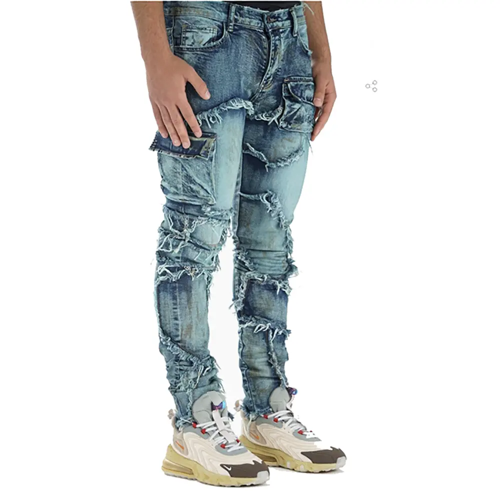 Jean Broek Skinny Ripped Blauwe Klassieke Homme Lagere Man Kantoor Fit Tapered Nieuwe Hommes Denim Broek Biker Boot Cut Jeans voor Mannen