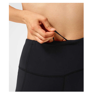 Leggings Deportivos Negros de Cintura Alta, Largos, Sin Costuras, Tejidos, Elásticos, Transpirables, de Compresión, de Secado Rápido, con Control de Abdomen para Mujer - Product Image 5