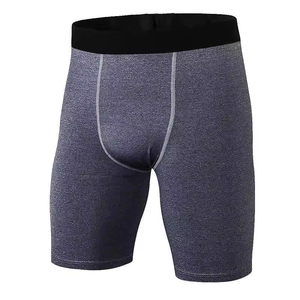 Calzoncillos bóxer de color sólido para hombre, cintura elástica de altura media, ropa interior de algodón y spandex sin costuras, calzoncillos y bóxers para hombre - Product Image 4